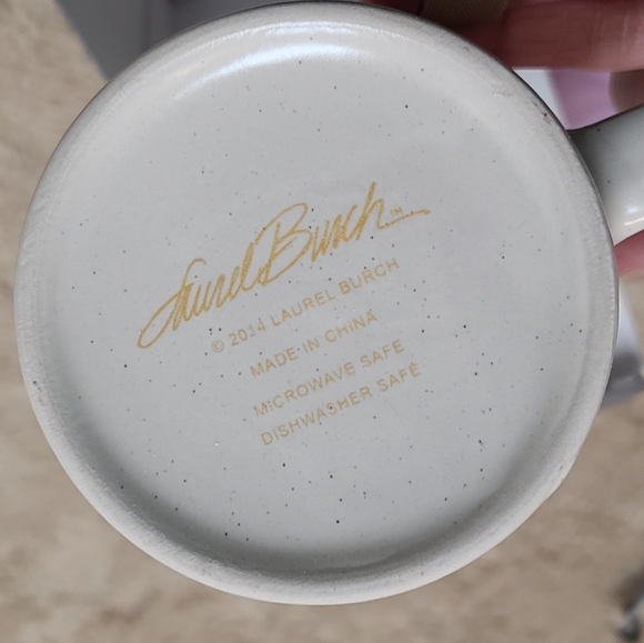 Nib Laurel Burch Colorful Cat Mug, Rare Feline Family Portrait - Picture 8 of 11